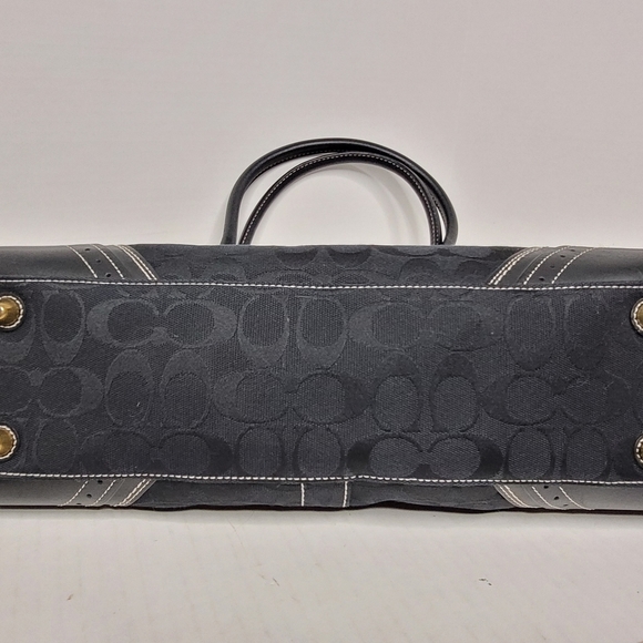 Coach Chelsea Optic Signature Handbag Black K0671-10508 - Picture 4 of 9